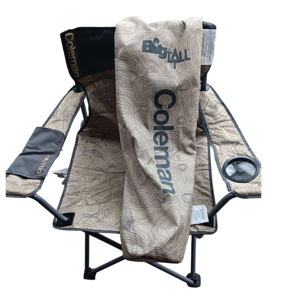 Coleman Beige and Black Camping Chair